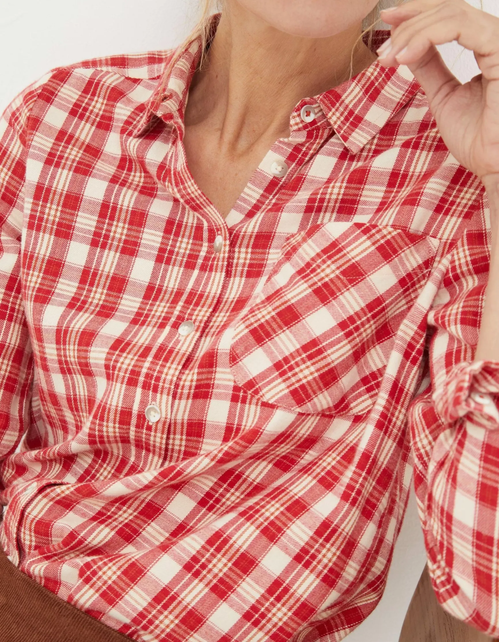 FatFace Olivia Check Shirt|Women Shirts & Blouses