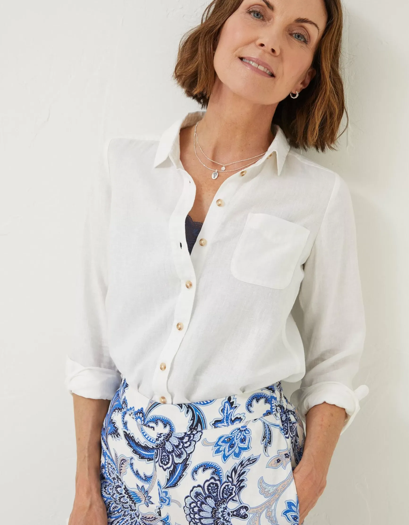 FatFace Olivia Linen Shirt|Women Shirts & Blouses