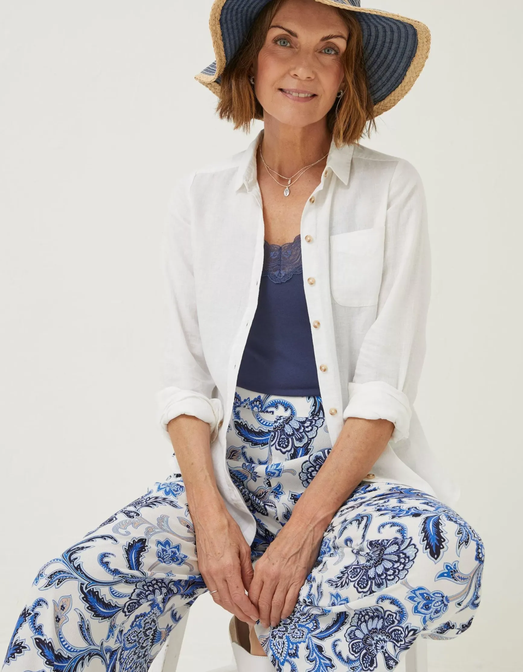 FatFace Olivia Linen Shirt|Women Shirts & Blouses
