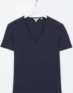 FatFace Olivia Pointelle T-Shirt|Women View All
