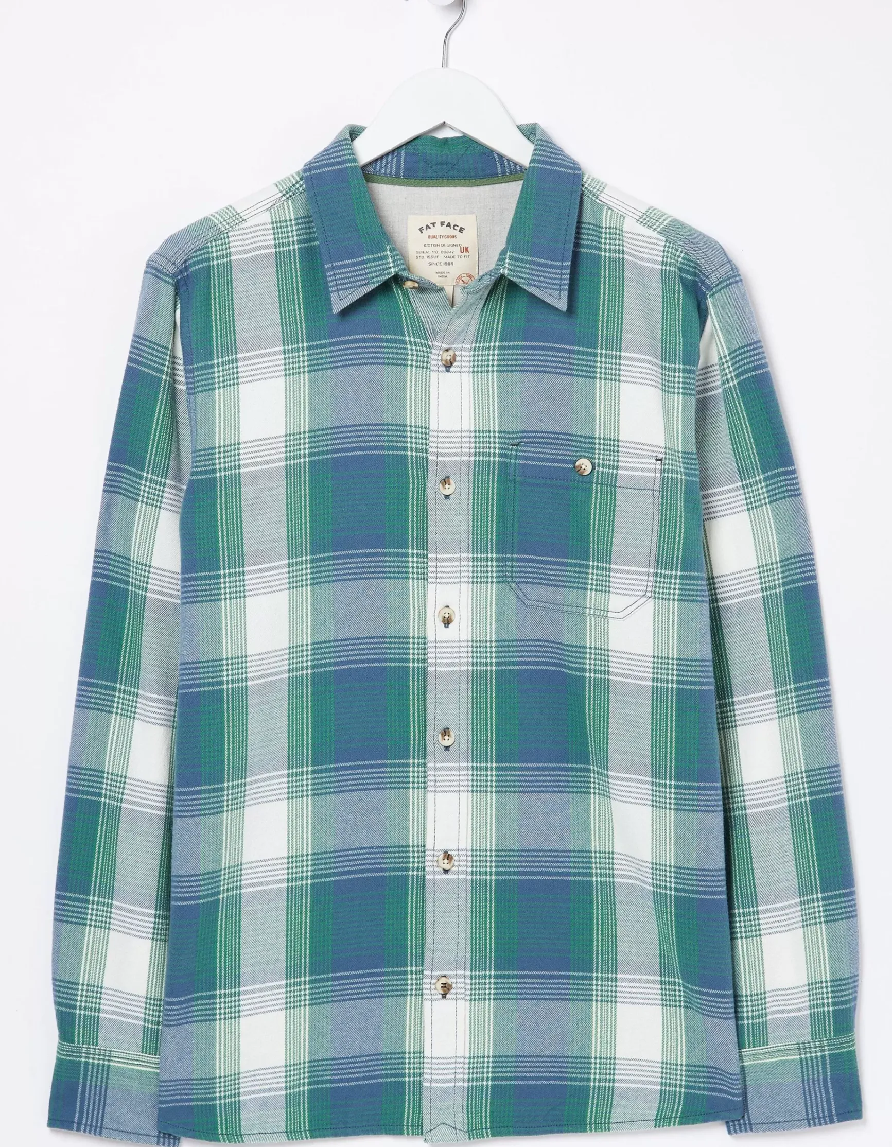 FatFace Ombre Check Shirt|Men Shirts