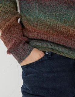 FatFace Ombre Crew Jumper|Men Knitwear