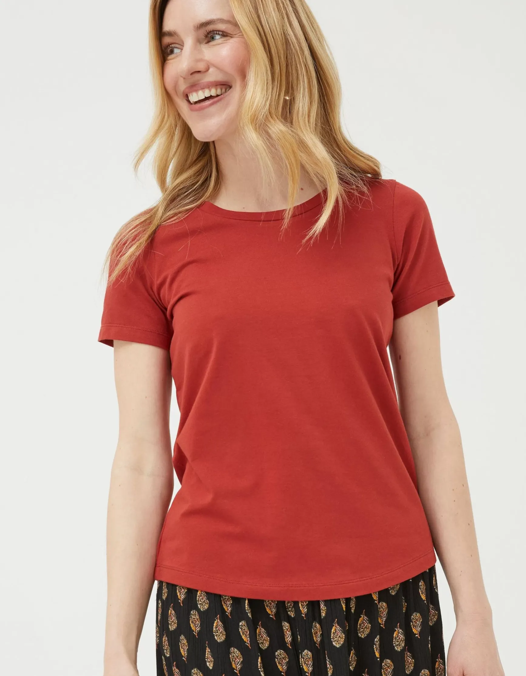 FatFace Organic Cotton Belle Tee|Women Tops & T-Shirts