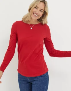 FatFace Organic Cotton Bree T-Shirt|Women Tops & T-Shirts