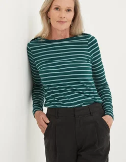 FatFace Organic Cotton Breton T Shirt|Women View All
