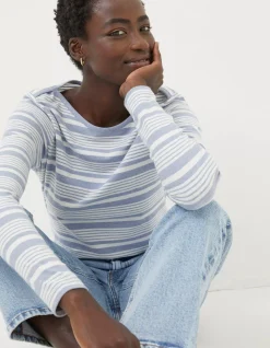FatFace Organic Cotton Breton Top|Women View All