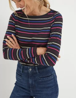 FatFace Organic Cotton Breton T-Shirt|Women View All