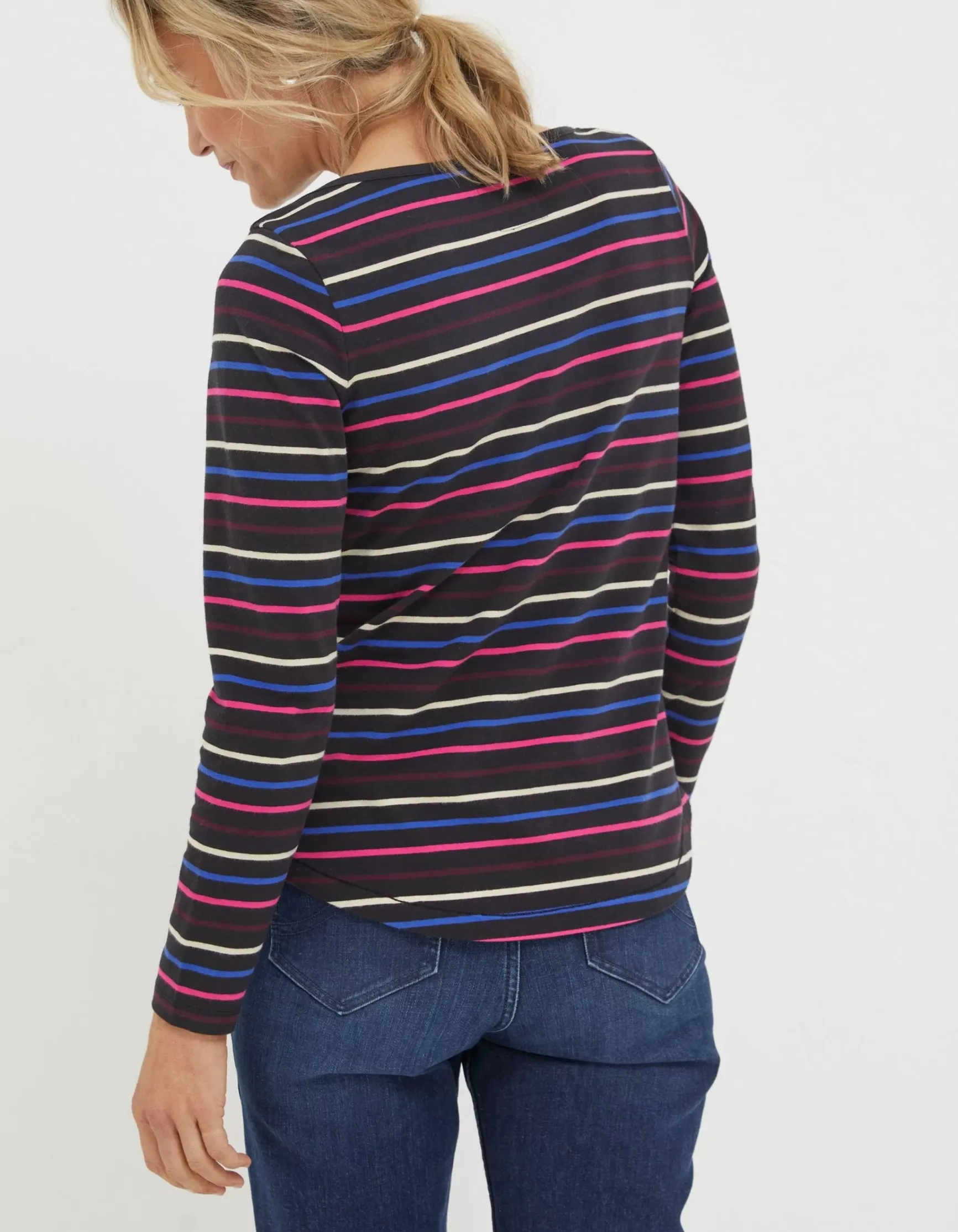 FatFace Organic Cotton Breton T-Shirt|Women View All
