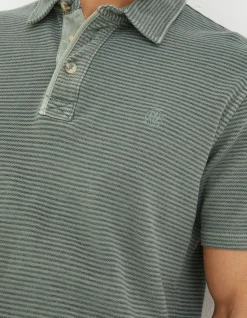 FatFace Organic Cotton Fine Stripe Polo|Men View All