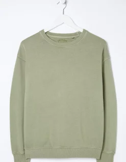 FatFace Organic Cotton Georgia Crew Sweatshirt|Women Sweatshirts & Hoodies