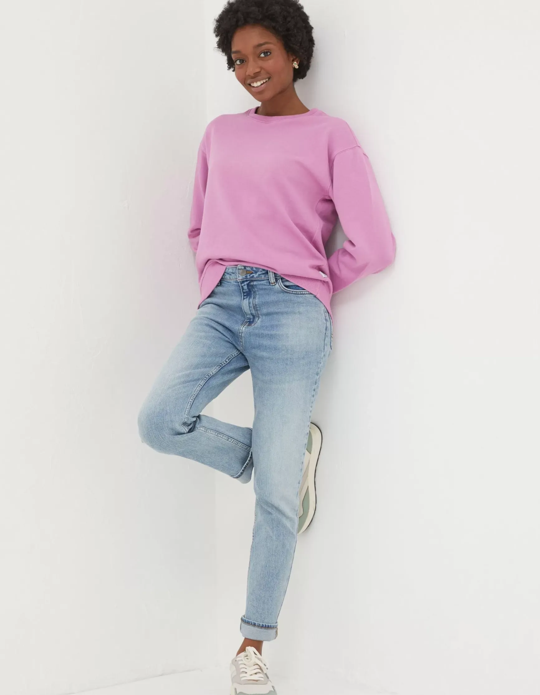 FatFace Organic Cotton Georgia Crew Sweatshirt|Women View All