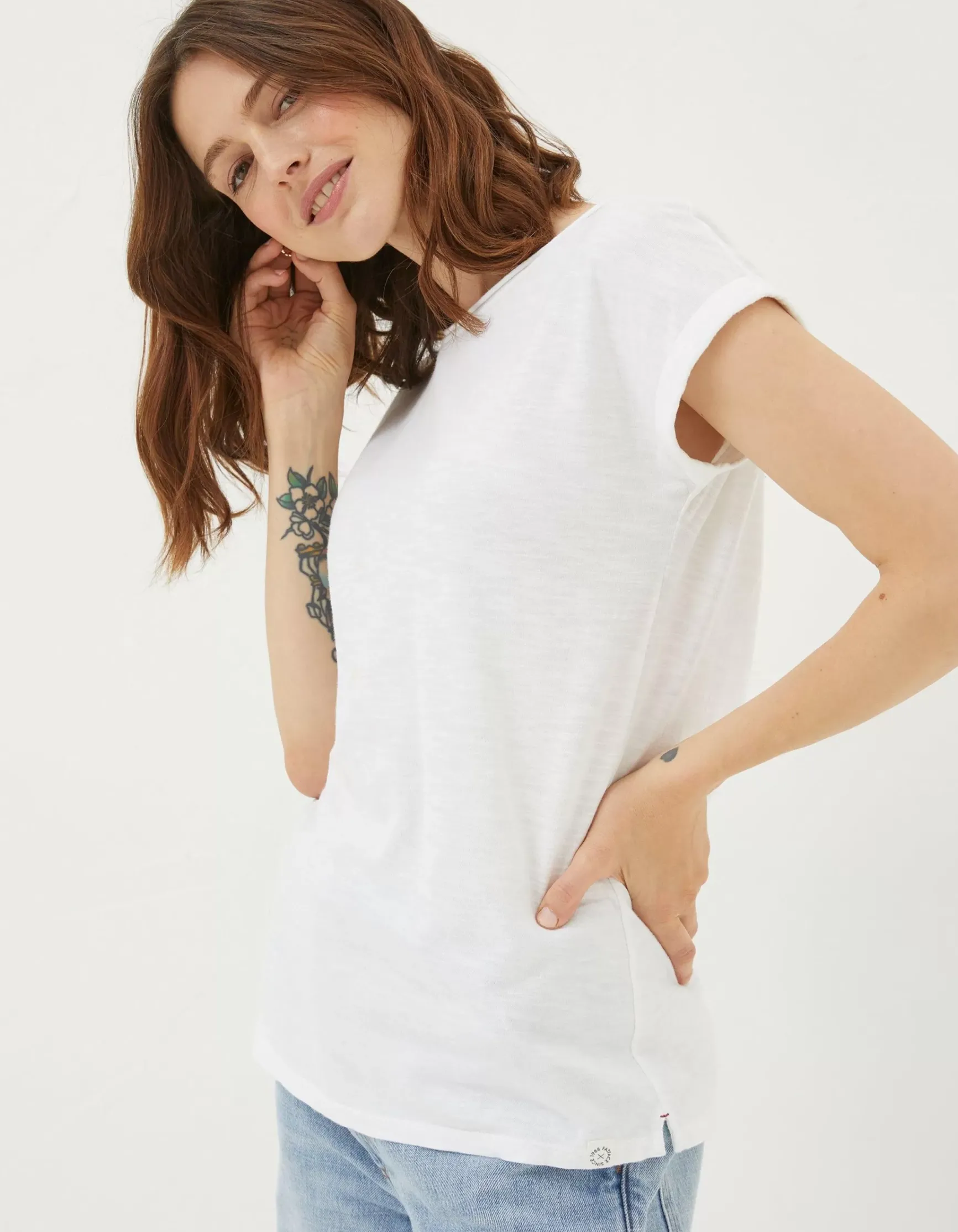 FatFace Organic Cotton Ivy T Shirt|Women Tops & T-Shirts