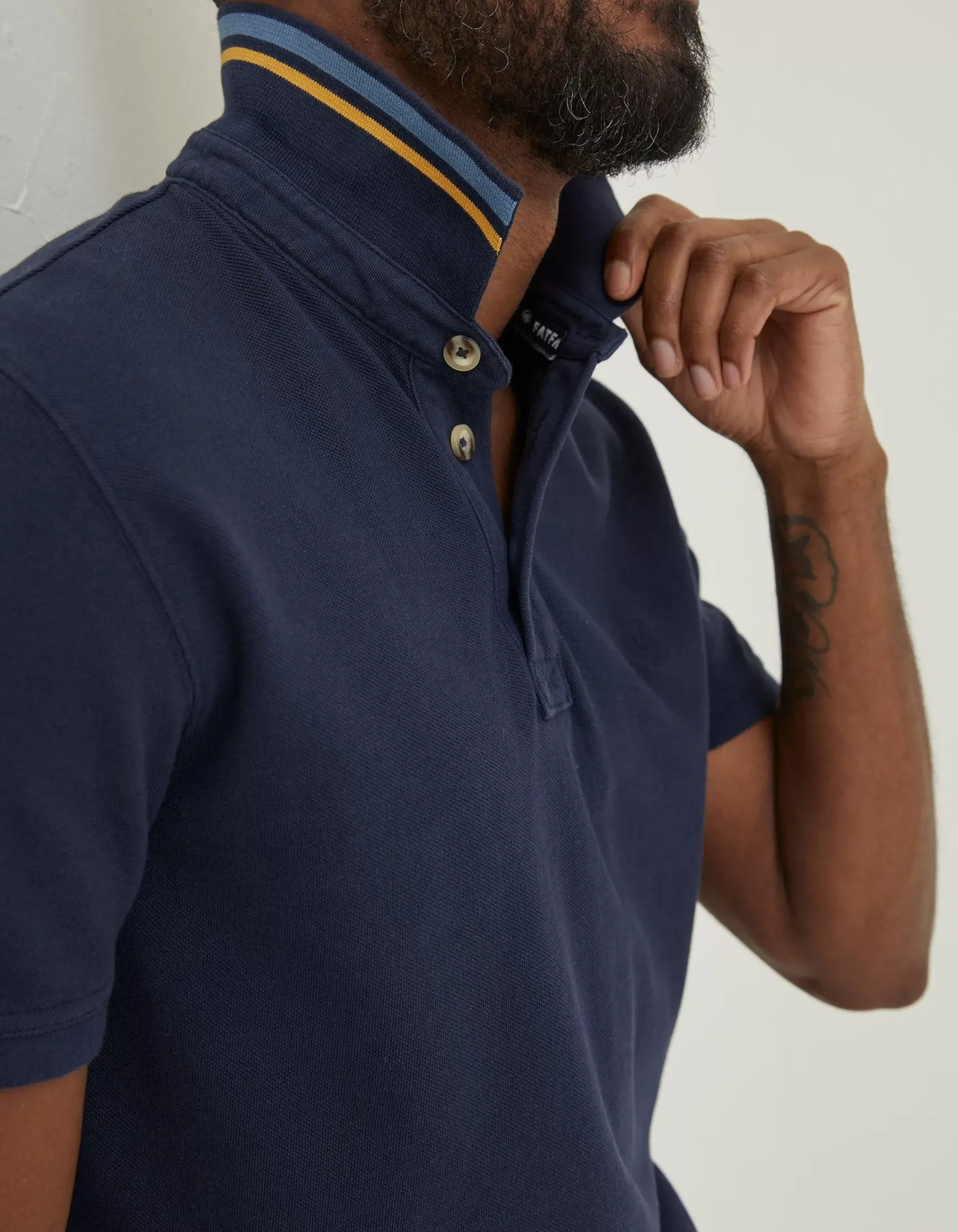 FatFace Organic Cotton Pique Polo|Men Polo Shirts