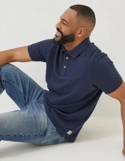 FatFace Organic Cotton Pique Polo|Men Polo Shirts