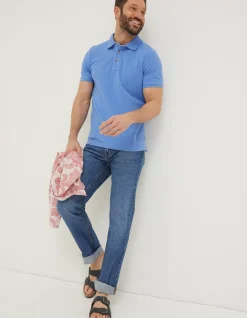 FatFace Organic Cotton Pique Polo|Men T-Shirts
