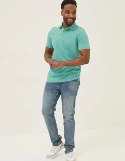 FatFace Organic Cotton Pique Polo|Men T-Shirts