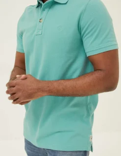 FatFace Organic Cotton Pique Polo|Men T-Shirts