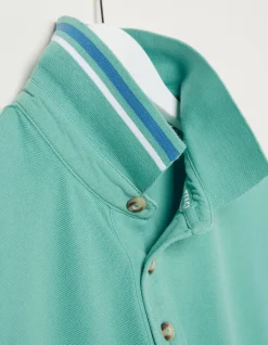 FatFace Organic Cotton Pique Polo|Men T-Shirts