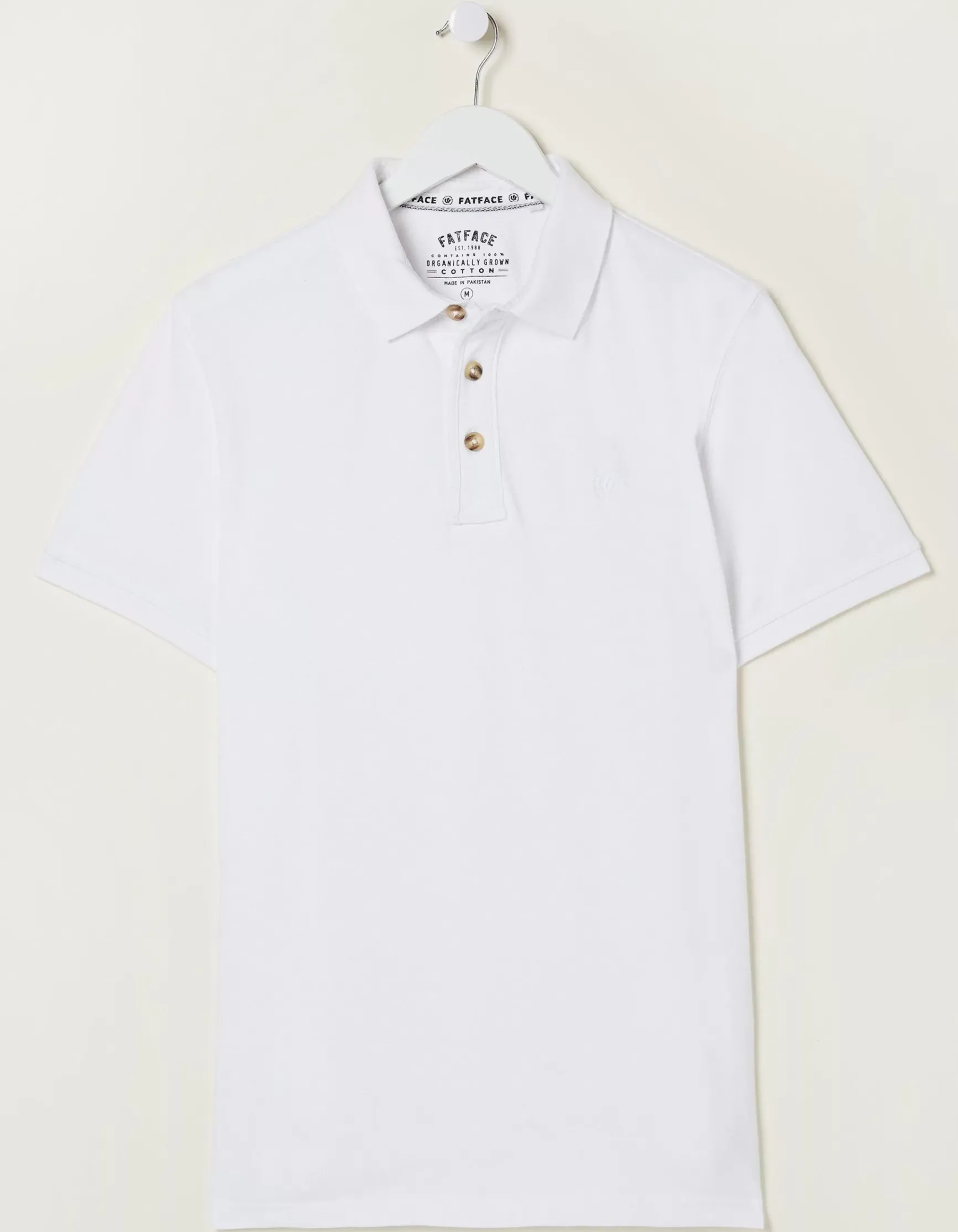 FatFace Organic Cotton Pique Polo|Men T-Shirts