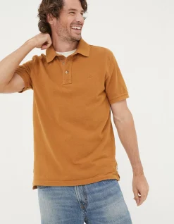 FatFace Organic Cotton Pique Polo|Men T-Shirts