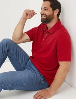 FatFace Organic Cotton Pique Polo|Men View All
