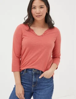 FatFace Organic Cotton Porter T Shirt|Women Tops & T-Shirts