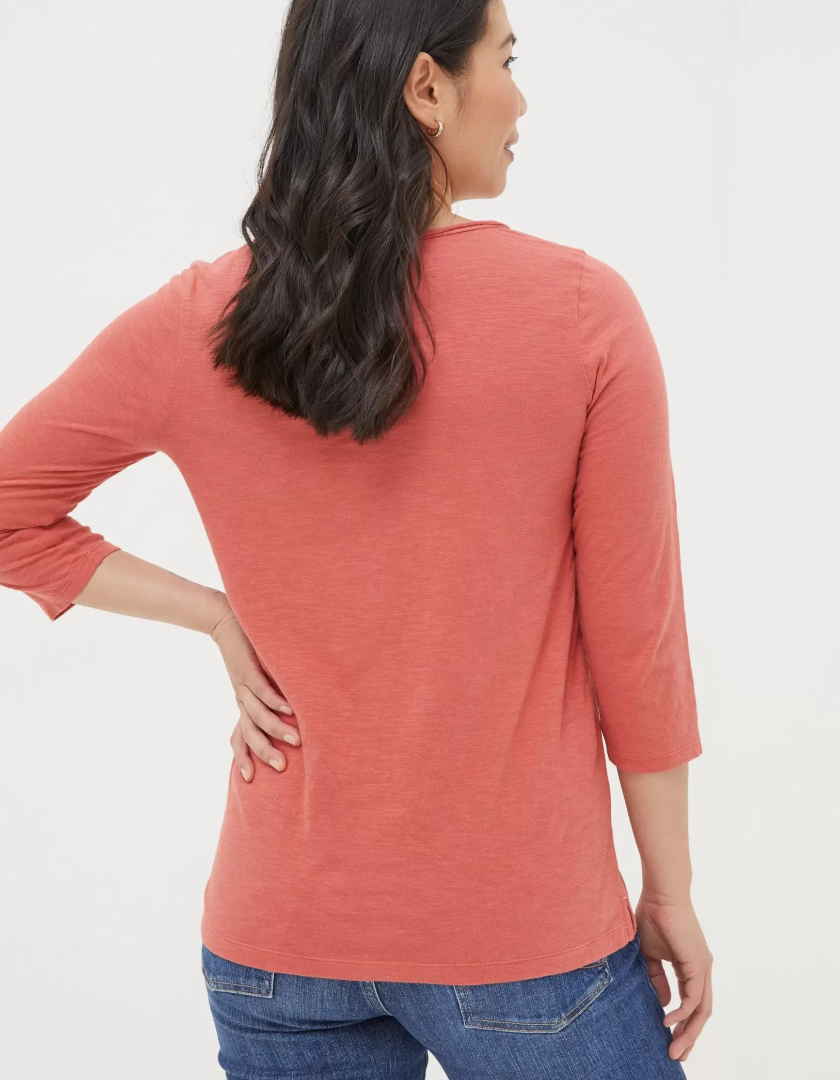FatFace Organic Cotton Porter T Shirt|Women Tops & T-Shirts