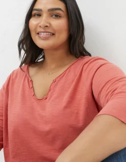 FatFace Organic Cotton Porter T Shirt|Women Tops & T-Shirts