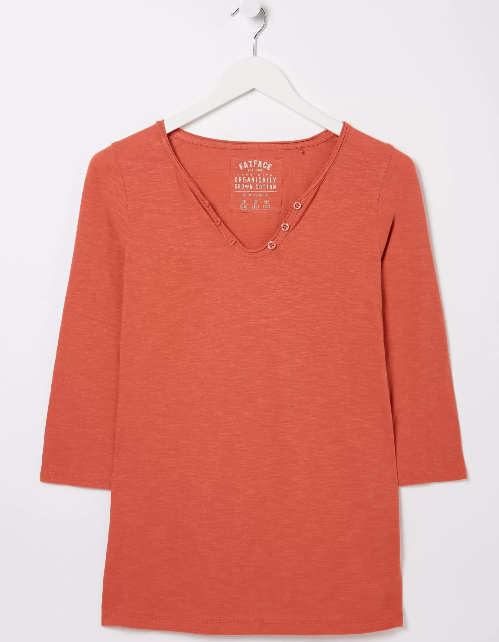 FatFace Organic Cotton Porter T Shirt|Women Tops & T-Shirts