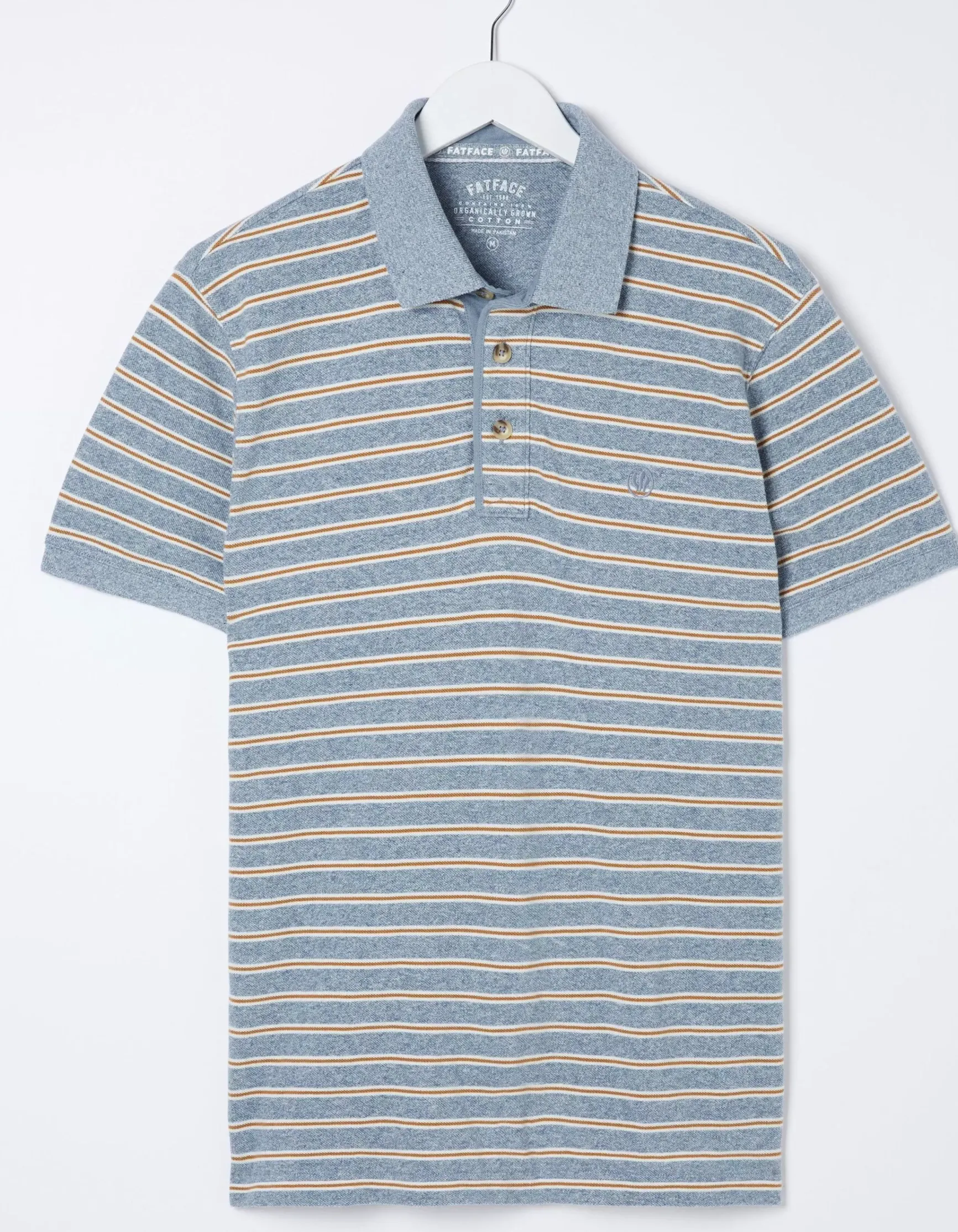 FatFace Organic Cotton Stripe Polo|Men View All