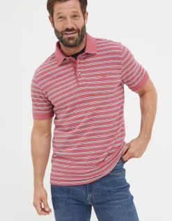 FatFace Organic Cotton Stripe Polo|Men View All