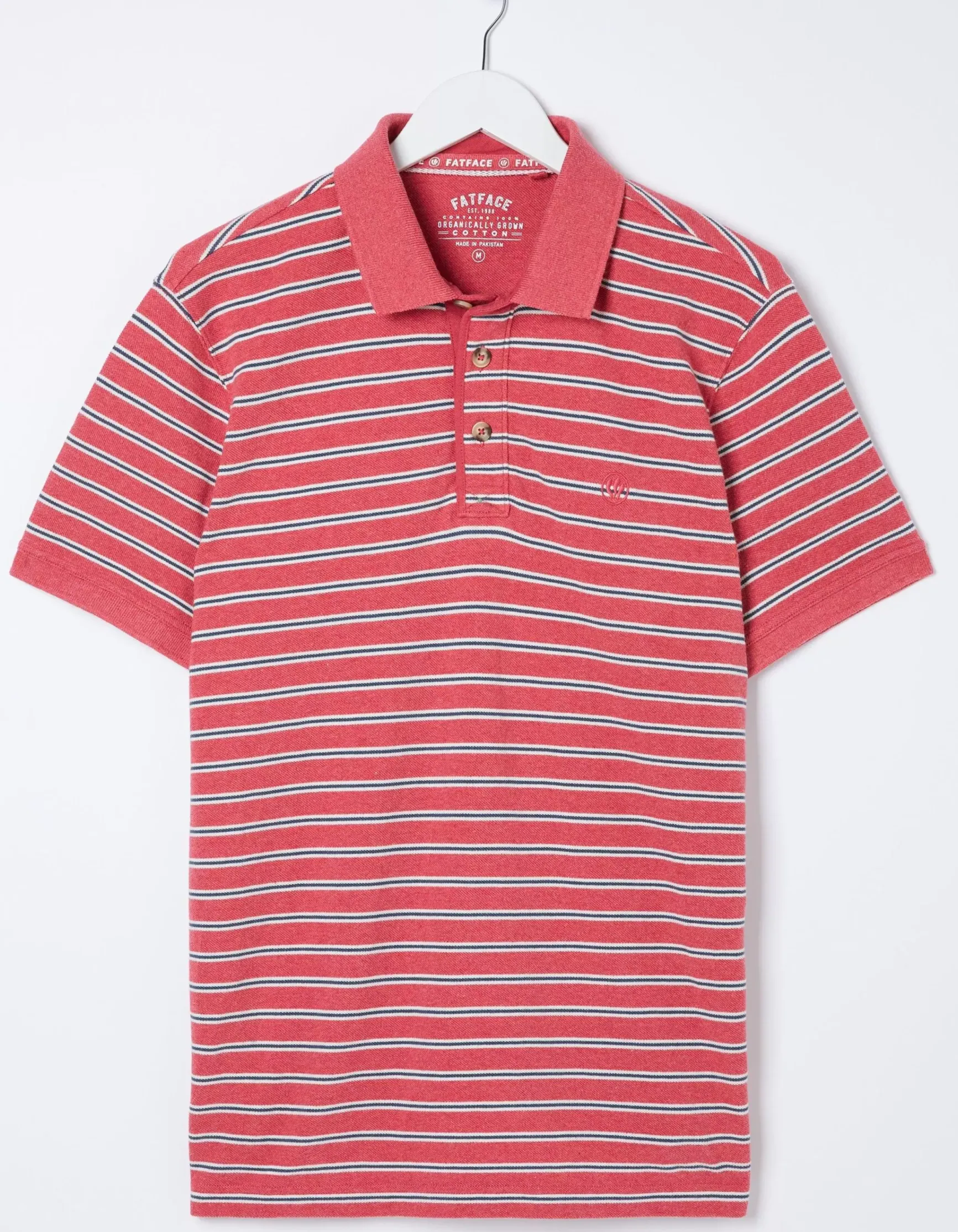 FatFace Organic Cotton Stripe Polo|Men View All