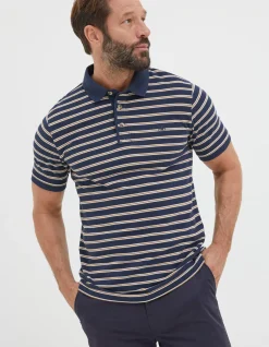 FatFace Organic Cotton Stripe Polo|Men View All