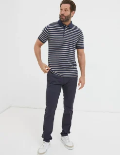 FatFace Organic Cotton Stripe Polo|Men View All