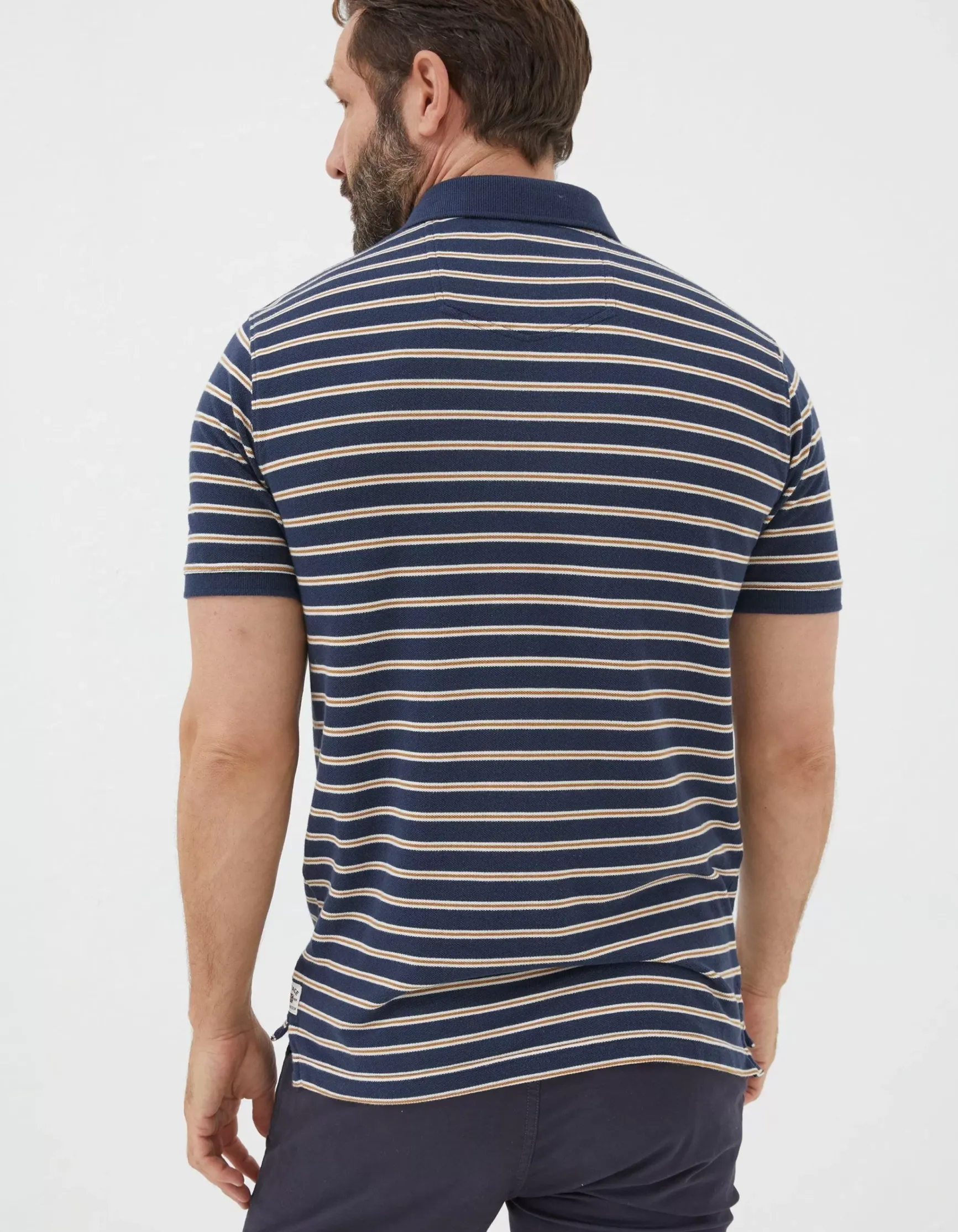 FatFace Organic Cotton Stripe Polo|Men View All