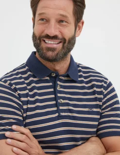 FatFace Organic Cotton Stripe Polo|Men View All