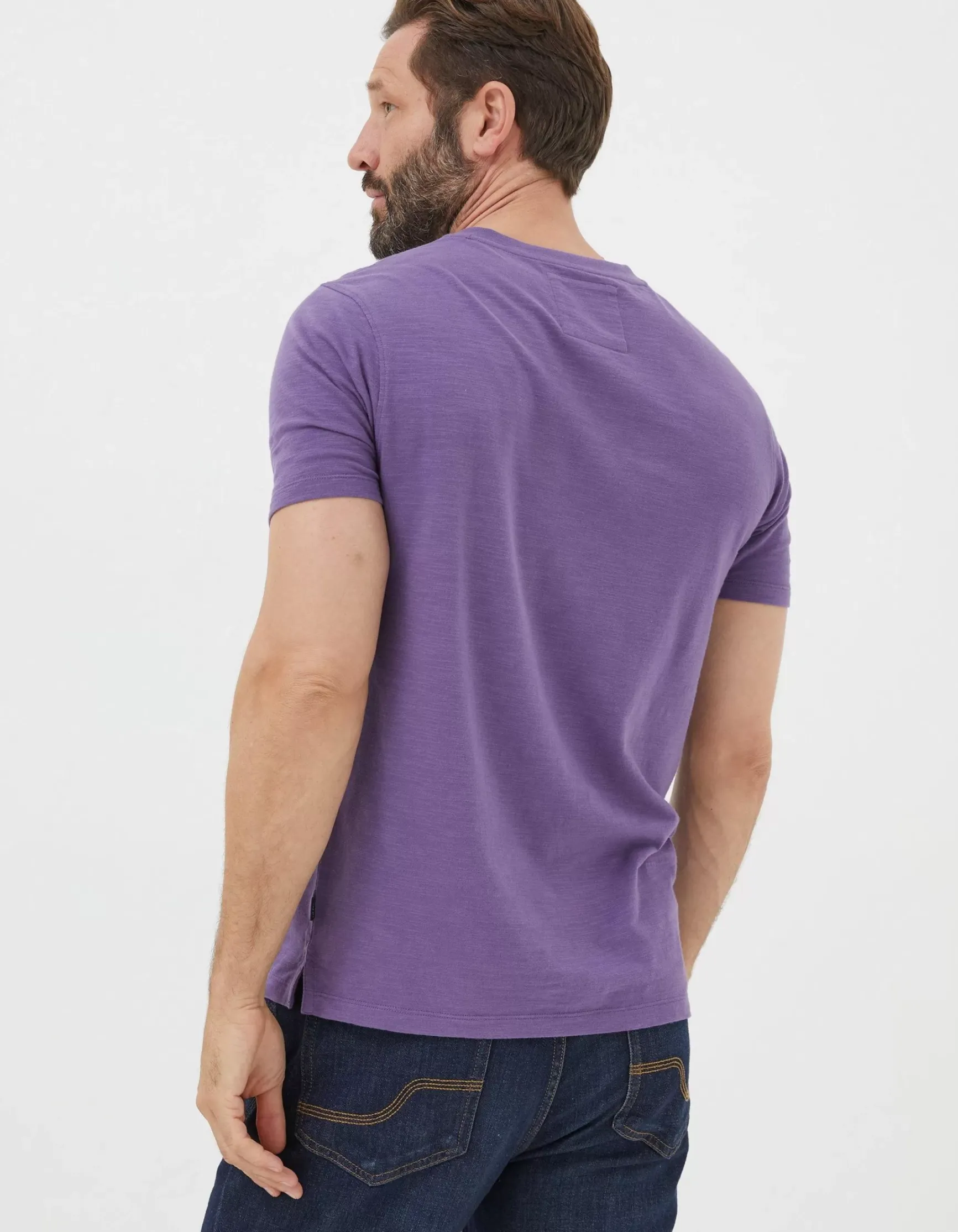 FatFace Organic Cotton Woodside Slub Henley|Men View All