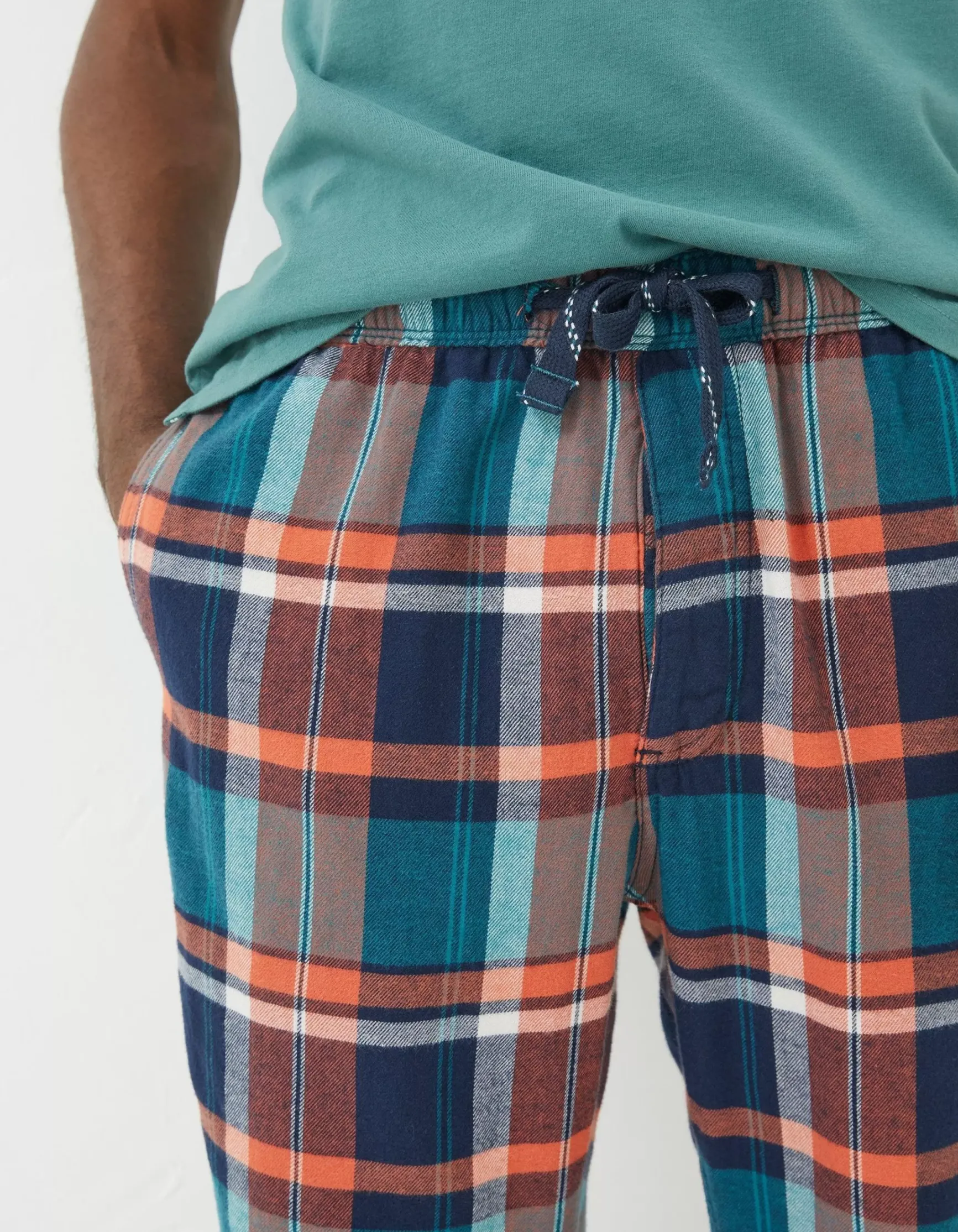 FatFace Orkney Check Lightweight Pyjama Bottoms|Men View All