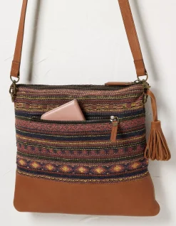 FatFace Orla Woven Mix Crossbody Bag|Women View All