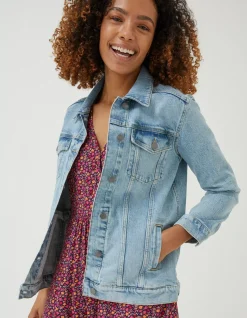 FatFace Ottilee Denim Jacket|Women Coats & Jackets