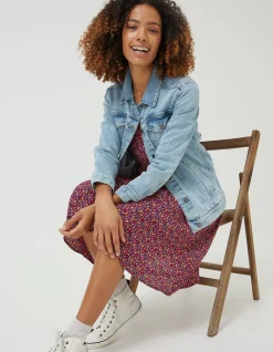 FatFace Ottilee Denim Jacket|Women Coats & Jackets