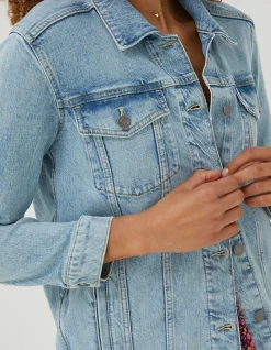 FatFace Ottilee Denim Jacket|Women Coats & Jackets