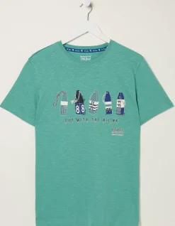 FatFace Out With The Buoys T Shirt|Men T-Shirts