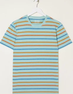 FatFace Overdye Stripe T-Shirt|Men T-Shirts