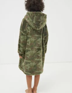 FatFace Oversized Camo Hoodie|Boys View All