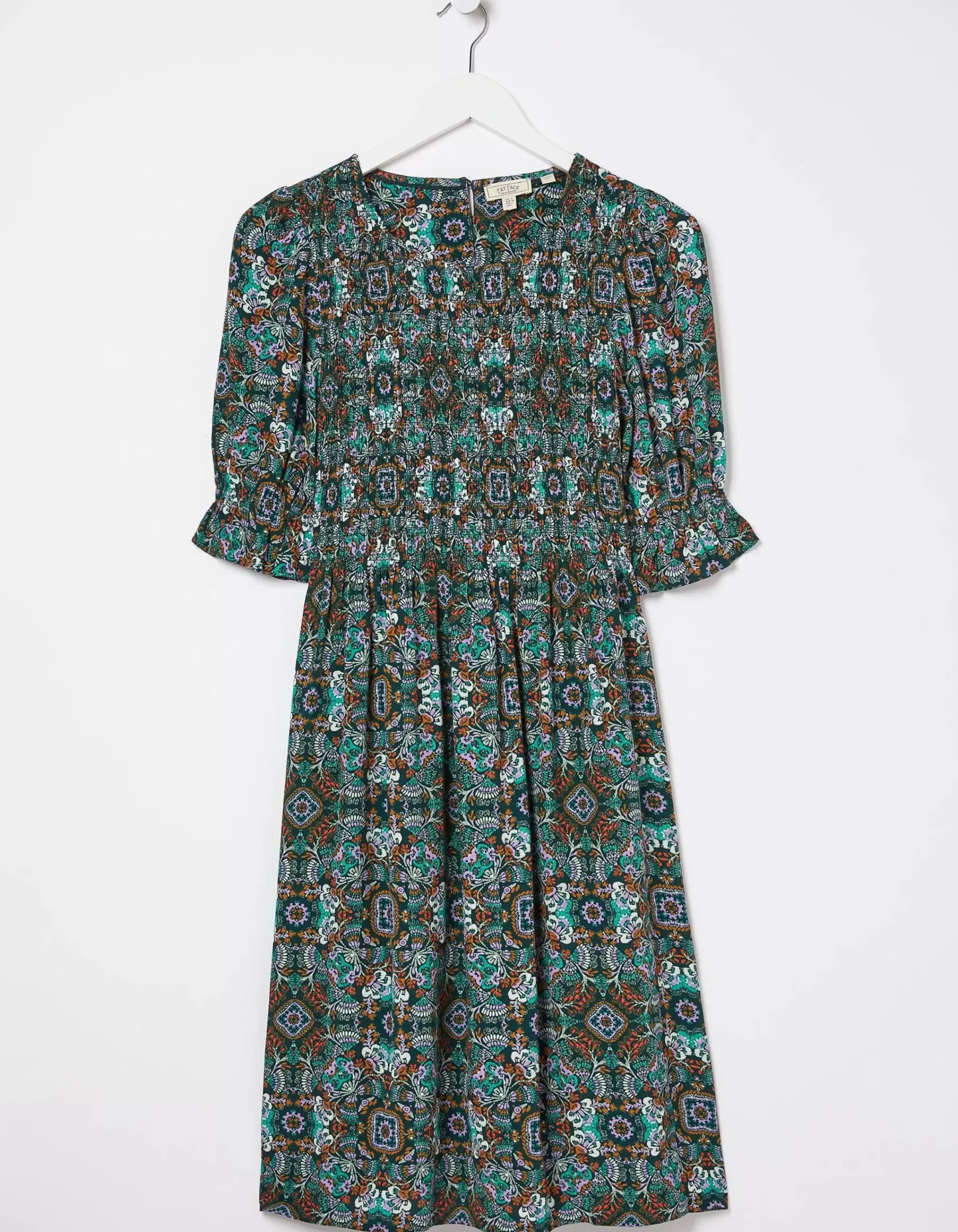 FatFace Pacey Mirrored Floral Dress|Women Dresses
