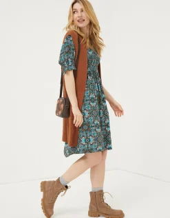 FatFace Pacey Mirrored Floral Dress|Women Dresses