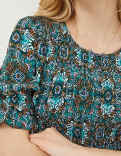 FatFace Pacey Mirrored Floral Dress|Women Dresses