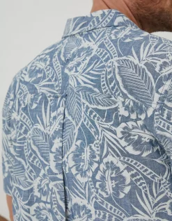FatFace Paddon Palm Print Shirt|Men Shirts