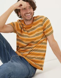 FatFace Padstow Stripe T-Shirt|Men T-Shirts